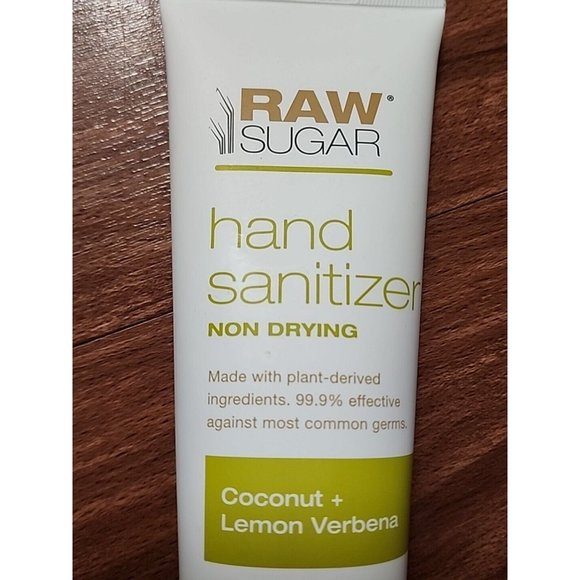 Raw Sugar Hand Sanitizer Gel 9 oz. Vegan Coconut & Lemon Verbena Lot of 2 NEW - Picture 8 of 8